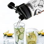 Rock Music - Insulated Water Bottle with Dual-Use Lid (18oz) Insulated Water Bottle with Dual-Use Lid (18oz) Music Printed Offshore