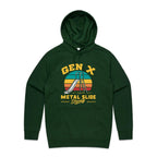 Gen X, Metal Slide Strong Men's AS Colour Hoodie Forest Green Mens Hoodie Printed In Australia
