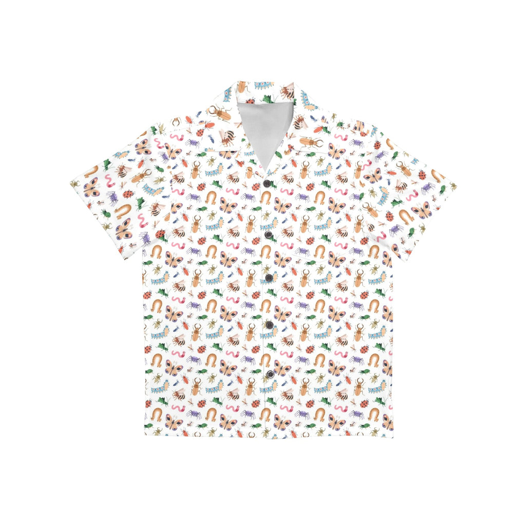 Cute Bugs Junior Kids Hawaiian Shirt