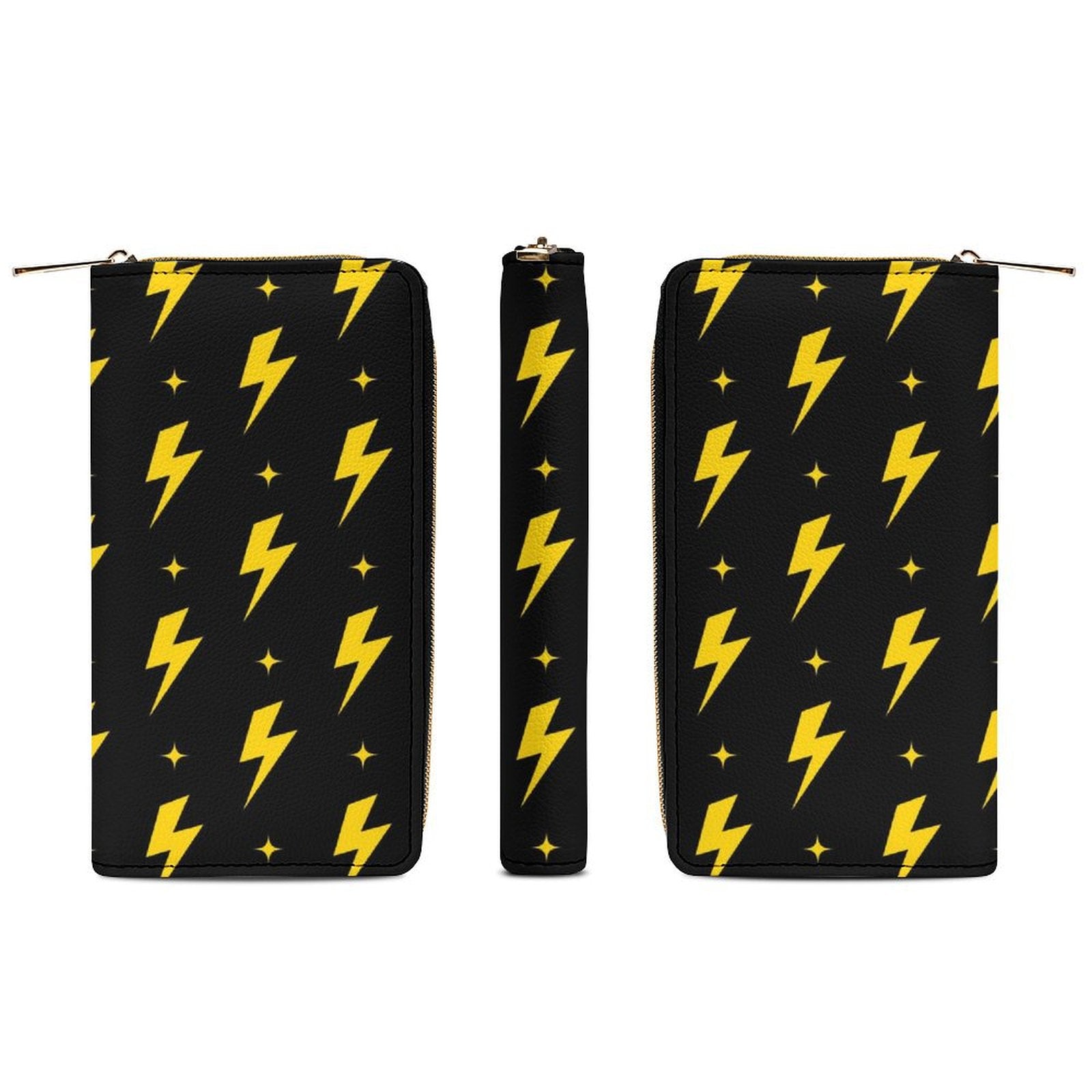 Yellow Lightning -  PU Leather Wallet