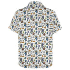 All About Space Women's Short-Sleeve Button Up Shirt Women's Short-Sleeve Button Up Shirt Printed Offshore Space