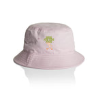 Here For The Food - AS Colour Bucket Hat Orchid One Size As Colour Bucket Hat Food Printed In Australia