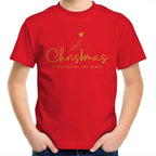 Christmas Is Better At The Beach - Kids Youth T-shirt Red Kids Christmas T-shirt Christmas Printed In Australia