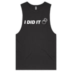 I Did It - Tank Top Tee Coal Drop Arm Tank Top Fitness Printed In Australia
