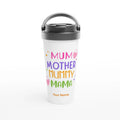 Personalised - Mum, Mother, Mummy, Mama - White 15oz Stainless Steel Travel Mug Default Title Personalised Travel Mug customise Globally Fulfilled Mum personalise