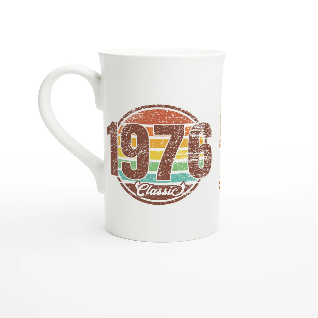Personalised - 1976 Classic - White 10oz Porcelain Slim Mug Default Title Personalised Porcelain Mug Globally Fulfilled