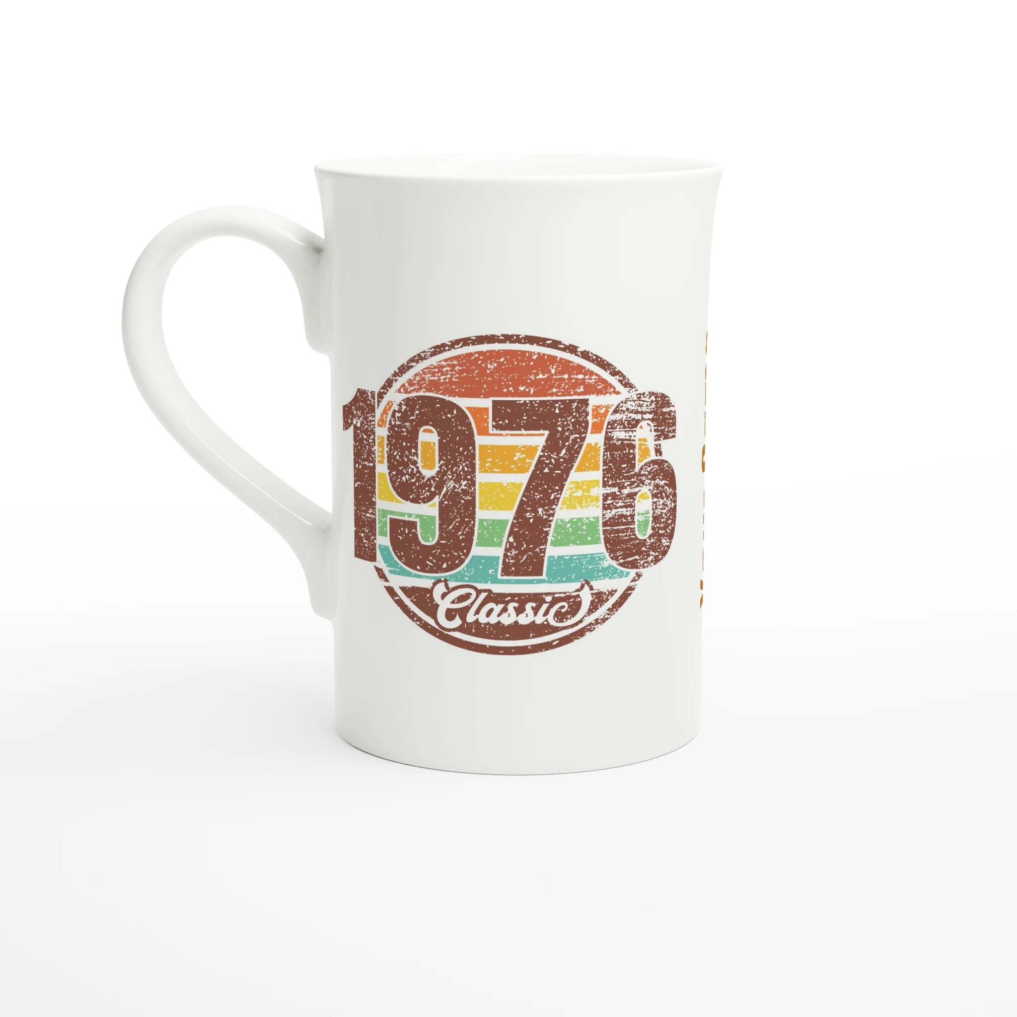 Personalised - 1976 Classic - White 10oz Porcelain Slim Mug Default Title Personalised Porcelain Mug Globally Fulfilled