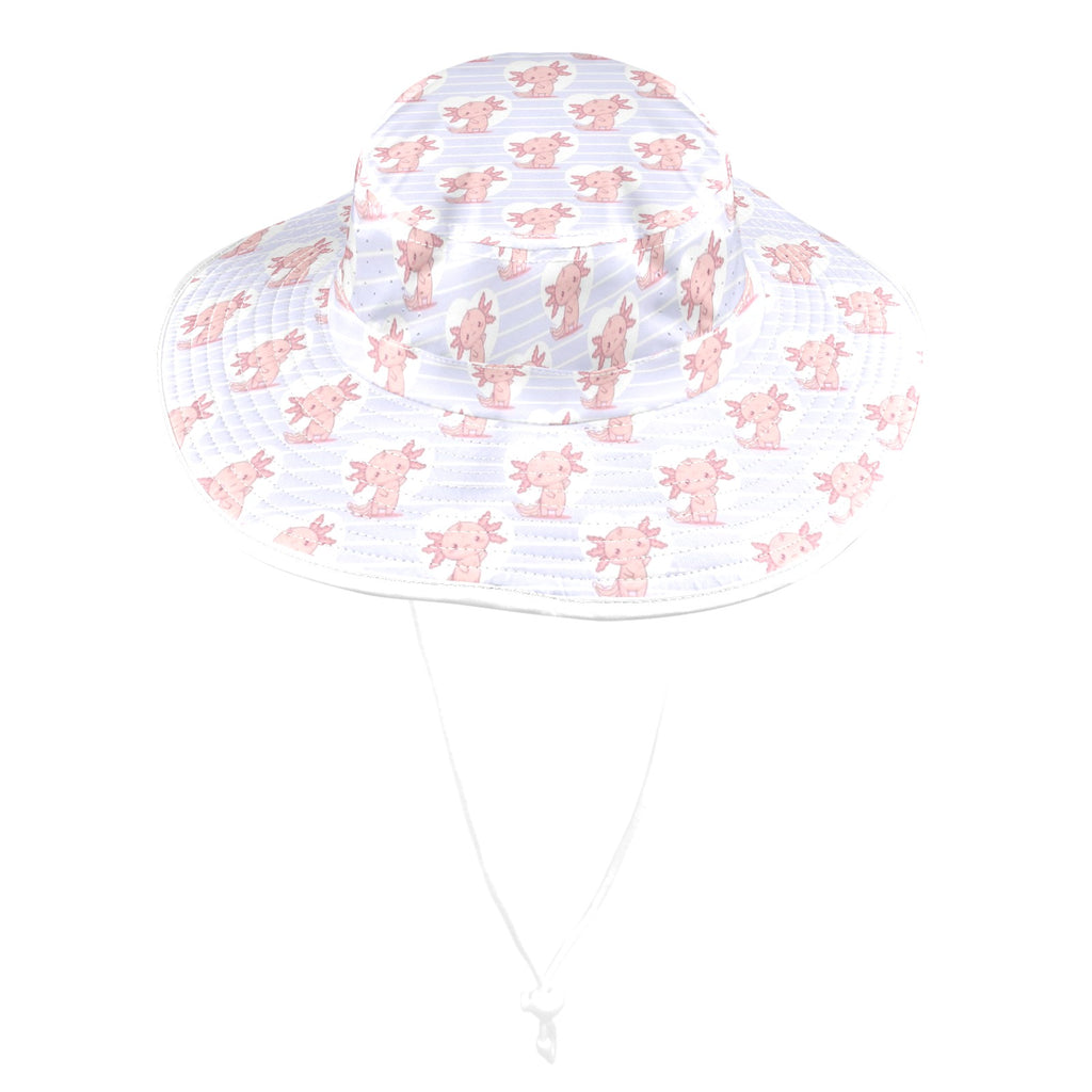 Axolotl Love Wide Brim Bucket Hat Wide Brim Bucket Hat animal Printed Offshore