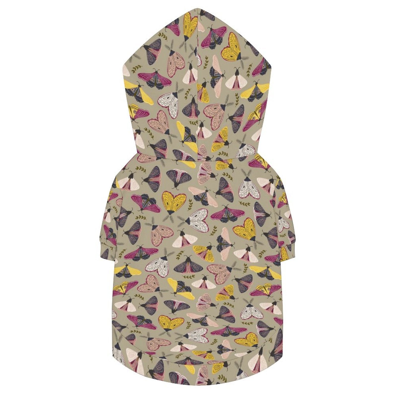 Pretty Moths Pet Hoodie (Large Size)