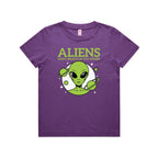 Aliens Don't Believe In You Either Kids AS Colour T-shirt