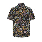 Retro Music Mix Men's Short Sleeve Hawaiian Shirt Men's Hawaiian Shirt (New) Music Printed Offshore Retro
