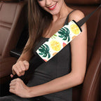 Pineapple Tropical Car Seat Belt Cover 7''x10'' (Pack of 2) One Size Car Seat Belt Cover 7x10 (Pack of 2) Food Printed Offshore
