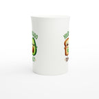 You're The Avocado To My Toast, Valentine - White 10oz Porcelain Slim Mug Porcelain Mug Food Globally Fulfilled Love