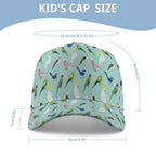 Australian Birds Kids Baseball Cap Kids Baseball Hat animal Australia Birds Printed Offshore