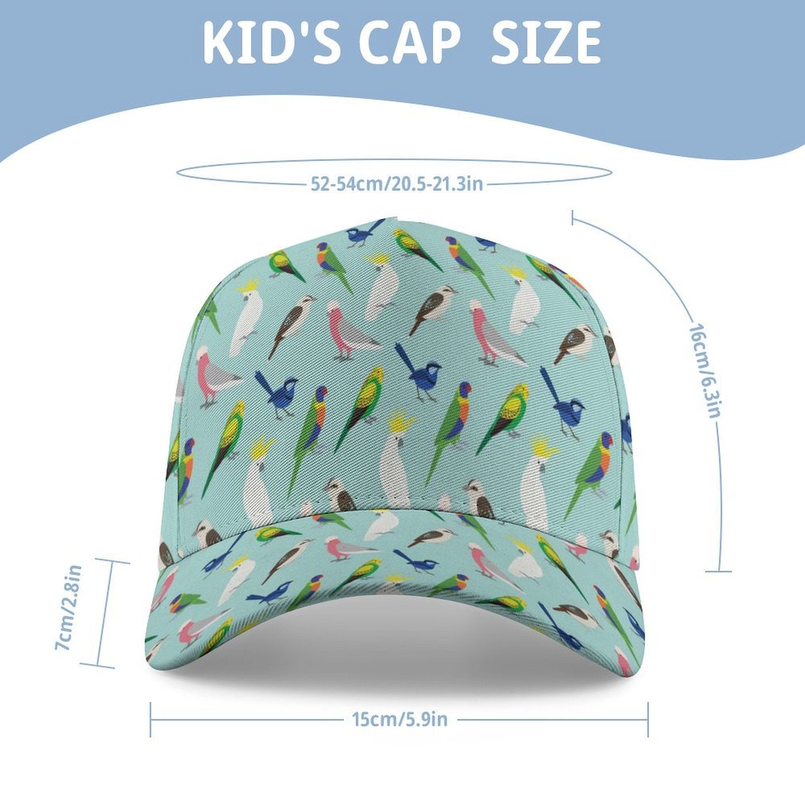 Australian Birds Kids Baseball Cap