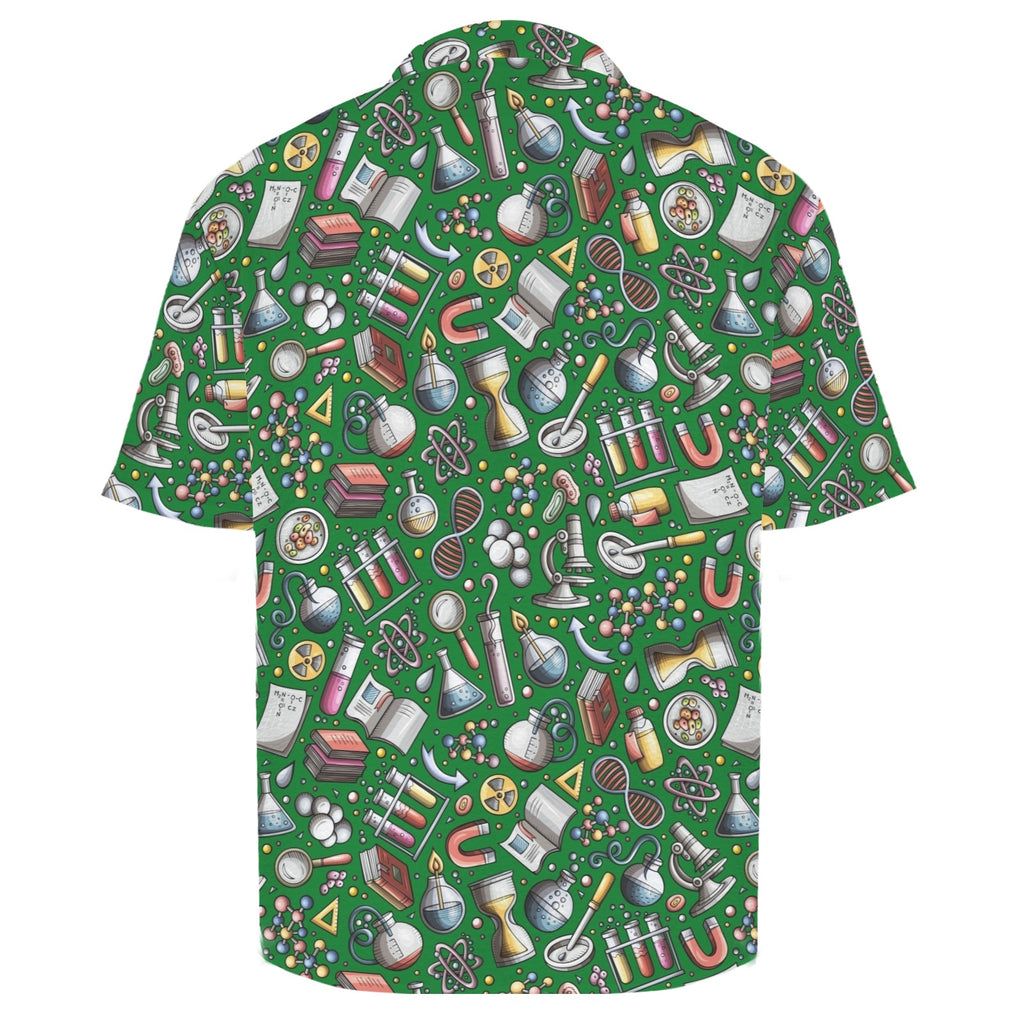 Science Love Men's Crinkle Hawaiian Shirt