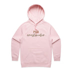Procrastinator - Womens Hoodie Pink Womens Hoodie Printed In Australia