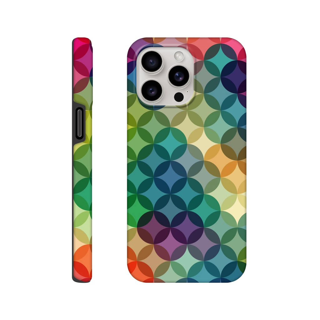 Circle Pattern - Apple iPhone Tough case iPhone 15 Pro Max iPhone Tough Case Globally Fulfilled