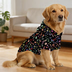 Quavers Colourful Music Notes Pet Hoodie (Large Size)