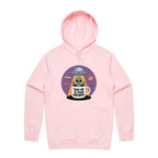Coffee, Alien, UFO, Take Me To Your Brewer Men's AS Colour Hoodie Pink Mens Hoodie Coffee Printed In Australia Sci Fi