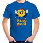 Stay Cool - Kids Youth T-Shirt Bright Royal Kids Youth T-shirt Printed In Australia