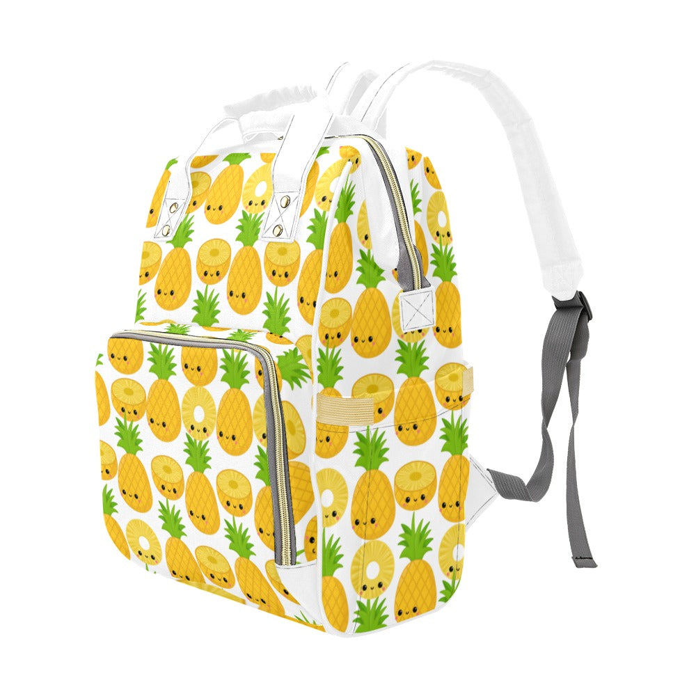 Happy Pineapples - Multi-Function Backpack, Nappy / Diaper Bag