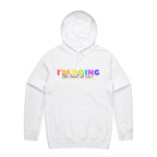 I'm Doing The Best I Can - Mens Hoodie White Mens Hoodie Motivation Positivity Printed In Australia