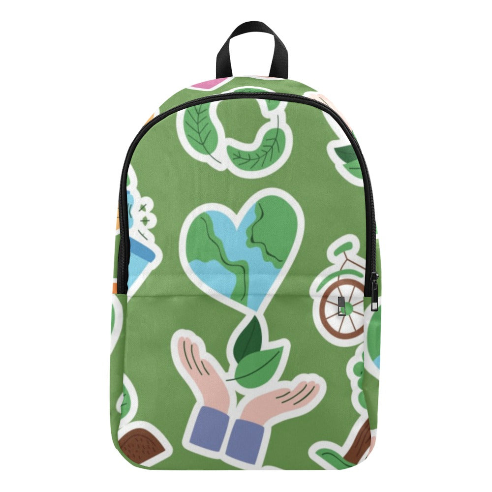 Earth Stickers - Fabric Backpack