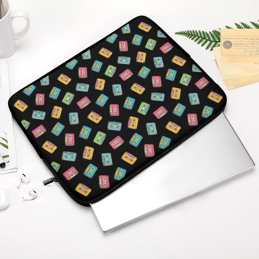 Cassette Tapes Laptop Sleeve (Multiple Sizes) Laptop Sleeve Music Printed Offshore Retro