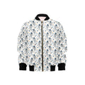 Astronauts And Rocket Ships Kids Bomber Jacket