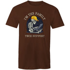 I'm The Family Tech Support - Mens T-Shirt Dark Chocolate Mens T-shirt Printed In Australia Tech