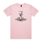 I'm Fine Drowning Thumbs Up Men's AS Colour T-shirt