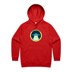 Sorry I'm Taken, Alien UFO - Womens Hoodie Red Womens 2XL Womens Hoodie Printed In Australia Sci Fi