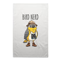 Bird Nerd 2 AS Colour Tea Towel White One Size Tea Towel animal Birds Printed In Australia