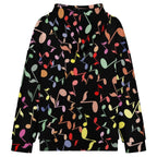 Quavers Colourful Music Notes Women's Full-Zip Hoodie