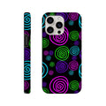 Bright Spirals - Apple iPhone Tough case iPhone 15 Pro Max iPhone Tough Case Globally Fulfilled