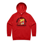 Best Friends - Womens Hoodie Red Womens 2XL Womens Hoodie Printed In Australia