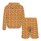 Cola Men's Lightweight Sun Hoodie & Shorts Set Men's Lightweight Sun Hoodie & Shorts Food Printed Offshore