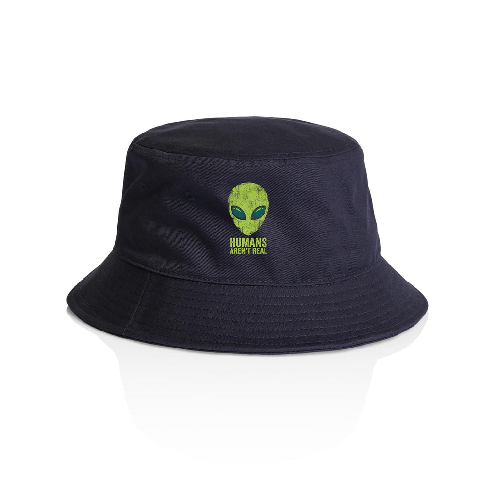 Alien, Humans Aren't Real AS Colour Bucket Hat