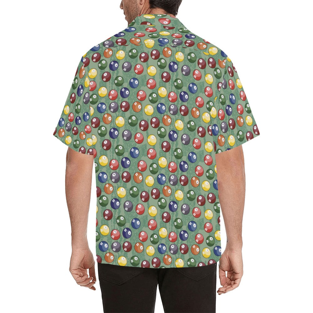 Pool Balls - Mens Hawaiian Shirt