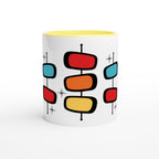 Retro Style - White 11oz Ceramic Mug with Colour Inside Colour 11oz Mug Globally Fulfilled Retro