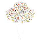Super Dog Wide Brim Bucket Hat Wide Brim Bucket Hat animal comic Printed Offshore