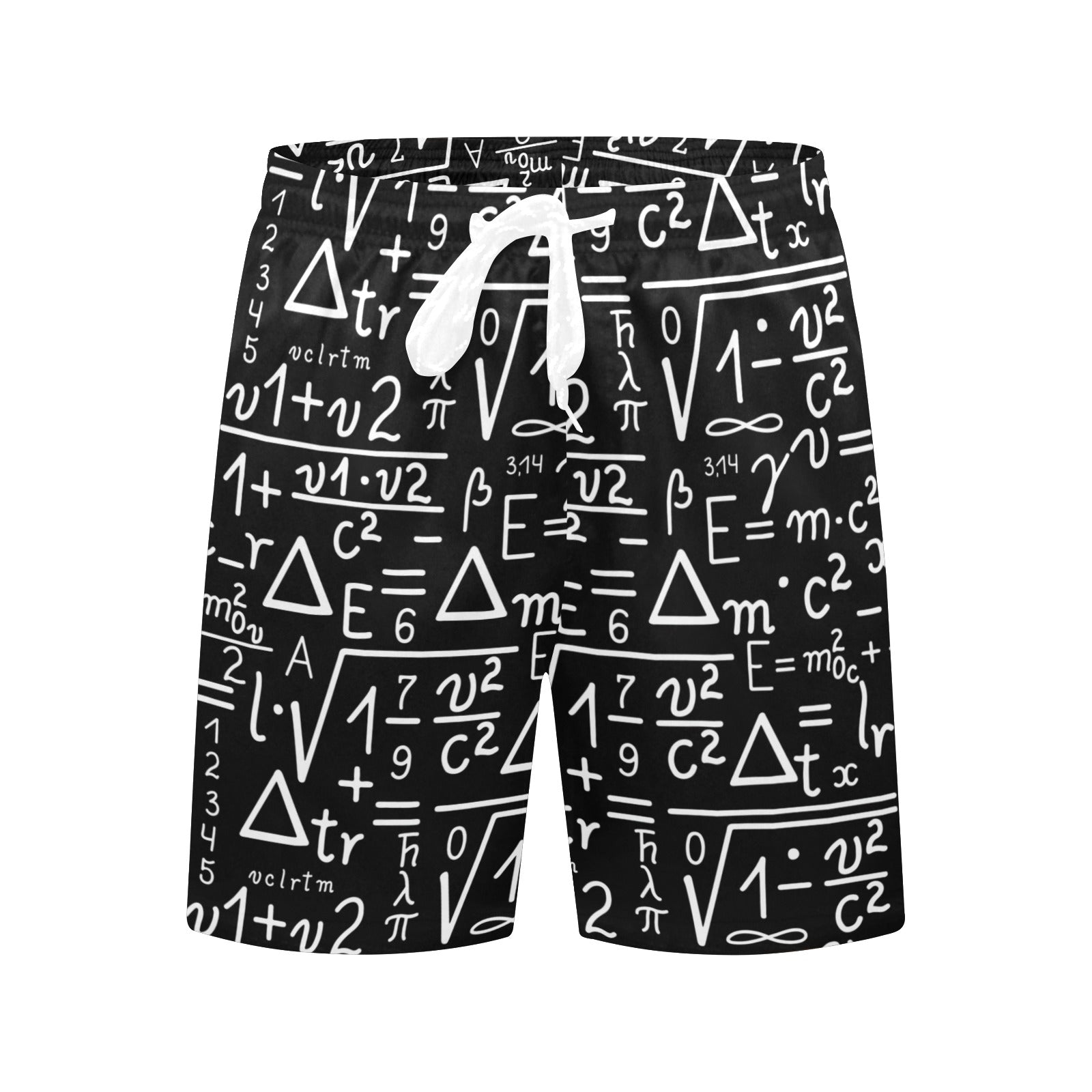 Mathematics - Men's Mid-Length Beach Shorts Men's Mid-Length Beach Shorts Maths Printed Offshore