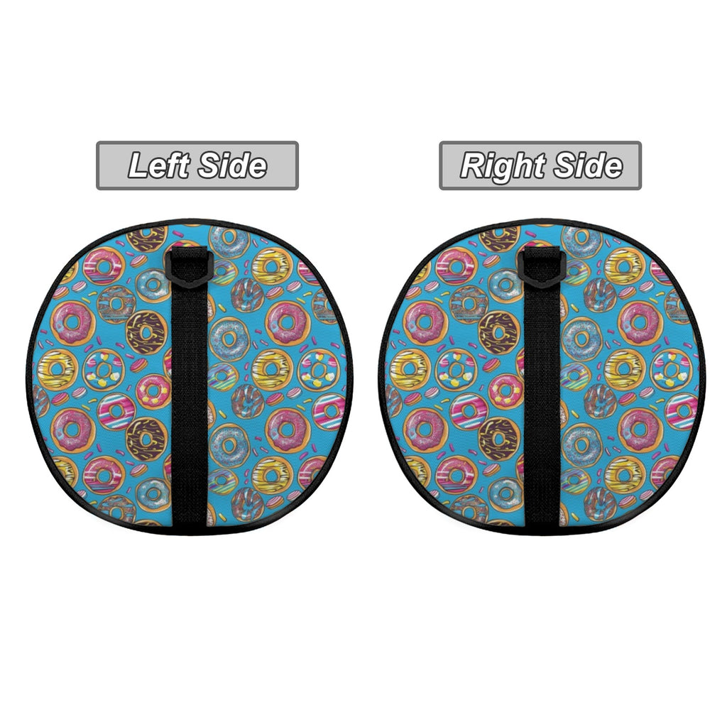 Doughnuts On Blue Duffle Bag Duffle Bag Printed Offshore