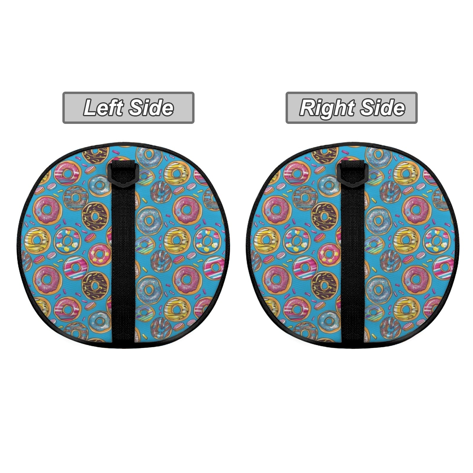 Doughnuts On Blue Duffle Bag Duffle Bag Printed Offshore