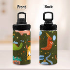 Monsters - Kids Water Bottle with Chug Lid (12 oz) Kids Water Bottle with Chug Lid Printed Offshore