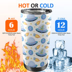 UFO's 20oz Mobile Tumbler with Lid (Black Lock) 20oz Travel Mug Printed Offshore Sci Fi