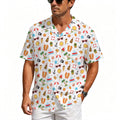 Beach Time Men's Crinkle Hawaiian Shirt