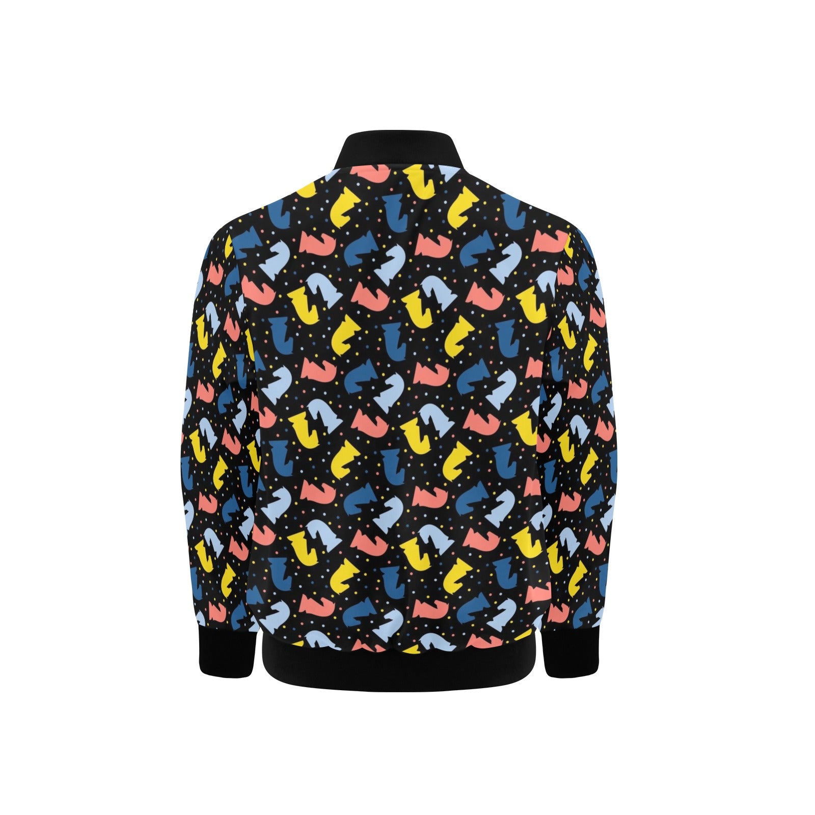 Colourful Chess Kids Bomber Jacket