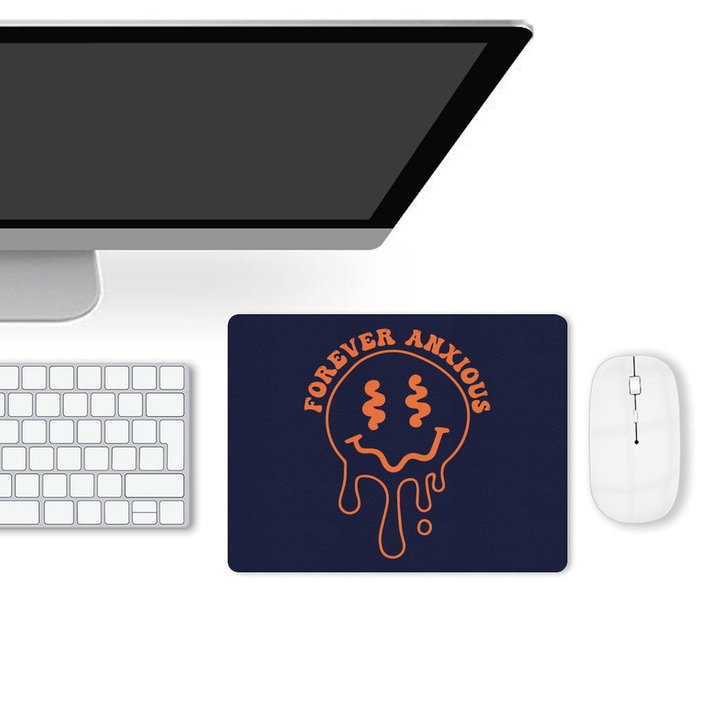 Forever Anxious Leather Mouse Pad Leather Mouse Pad Printed Offshore